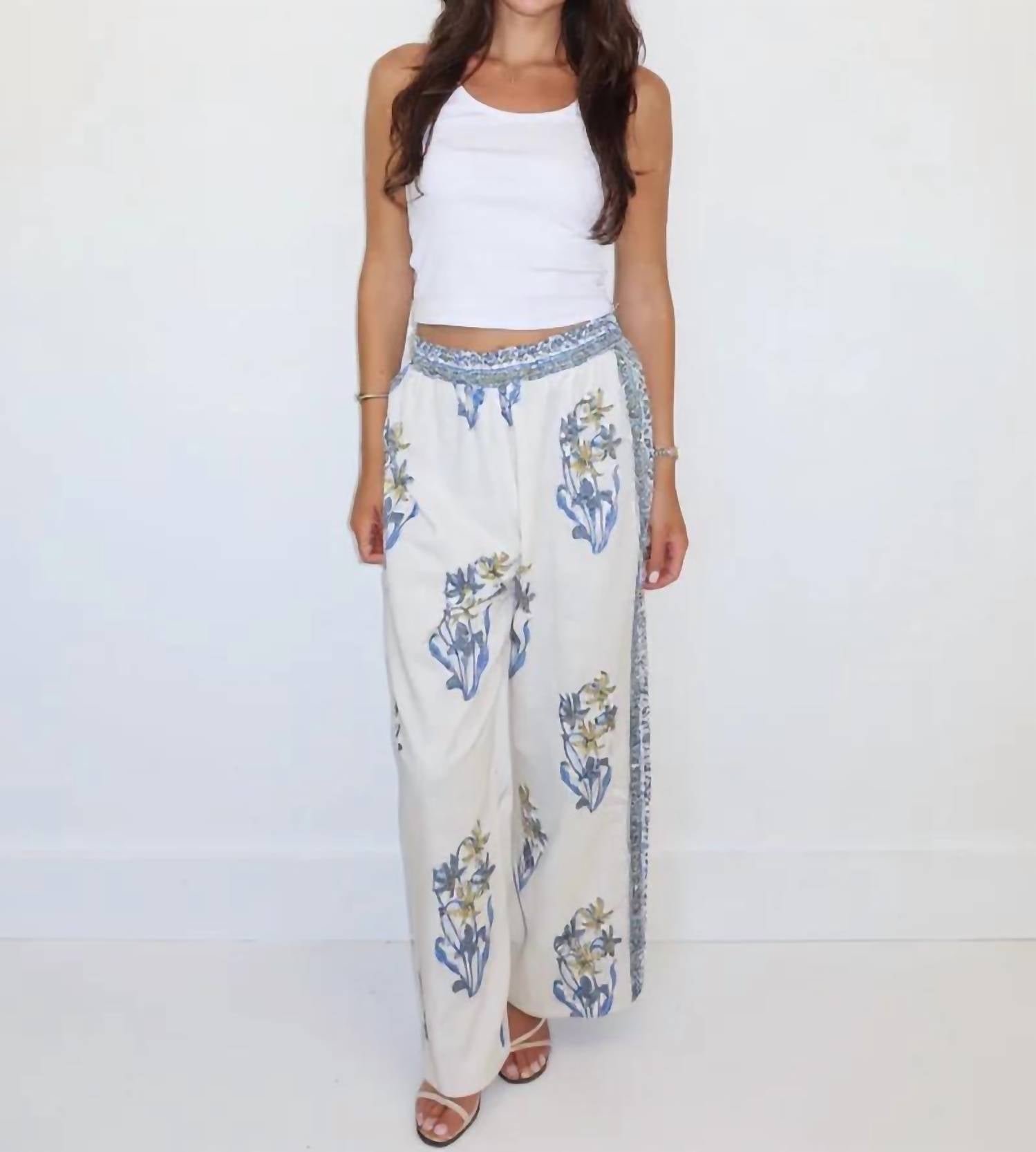 Nibi - Debbie Beach Pant Blue Lily