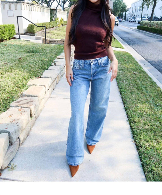 Loucia - Soft Brew Sleeveless Sweater Top