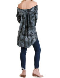Umgee - Tie Dye Off The Shoulder High Low Tunic