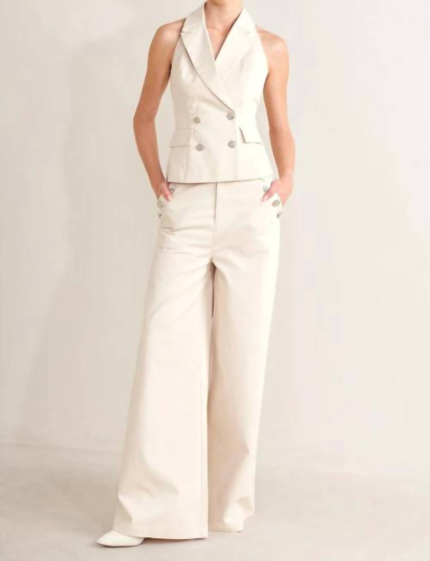 Flying Tomato - Runway Tailored Woven Vest