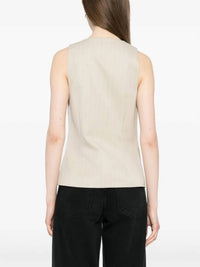 St. Agni - Pinstripe Wool Vest