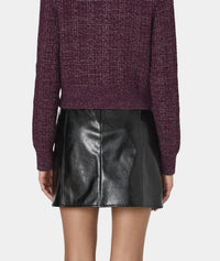 French Connection - Lurex Tweed Knit Cardigan