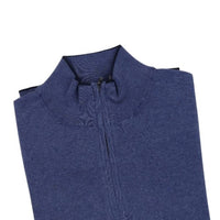 Seaward & Stearn - Ultralight Fine Cotton Quarter Zip