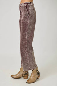 Mystree - Washed Corduroy Trousers