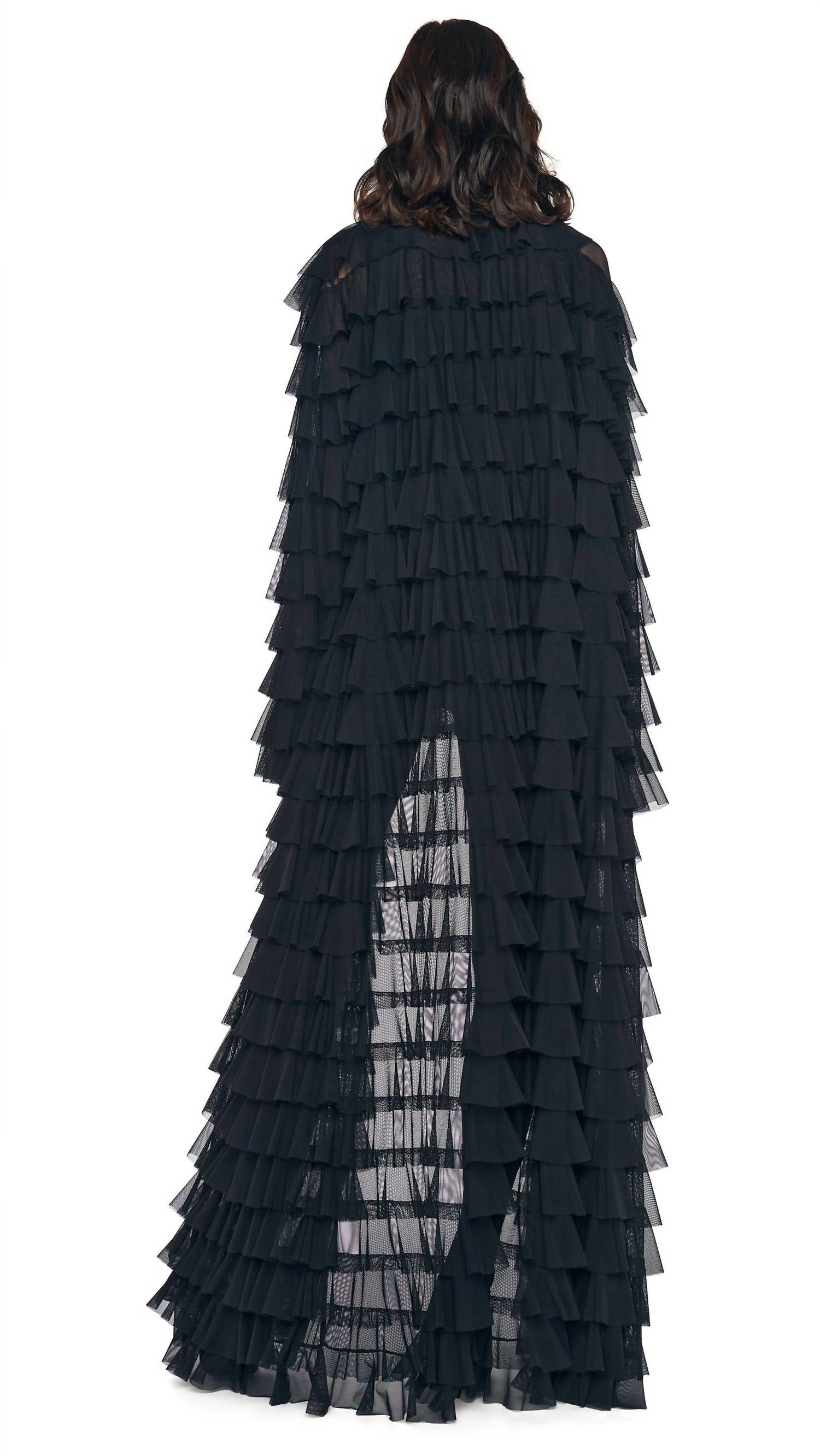 Norma Kamali - Oversized Ruffle Coat