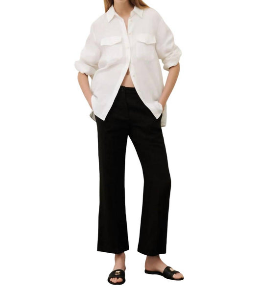 Marella - Muschio Linen Pant