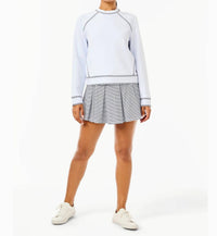 ADDISON BAY Scuba Light Bainbridge Crewneck Sweatshirt in white - women's sweater - view 5