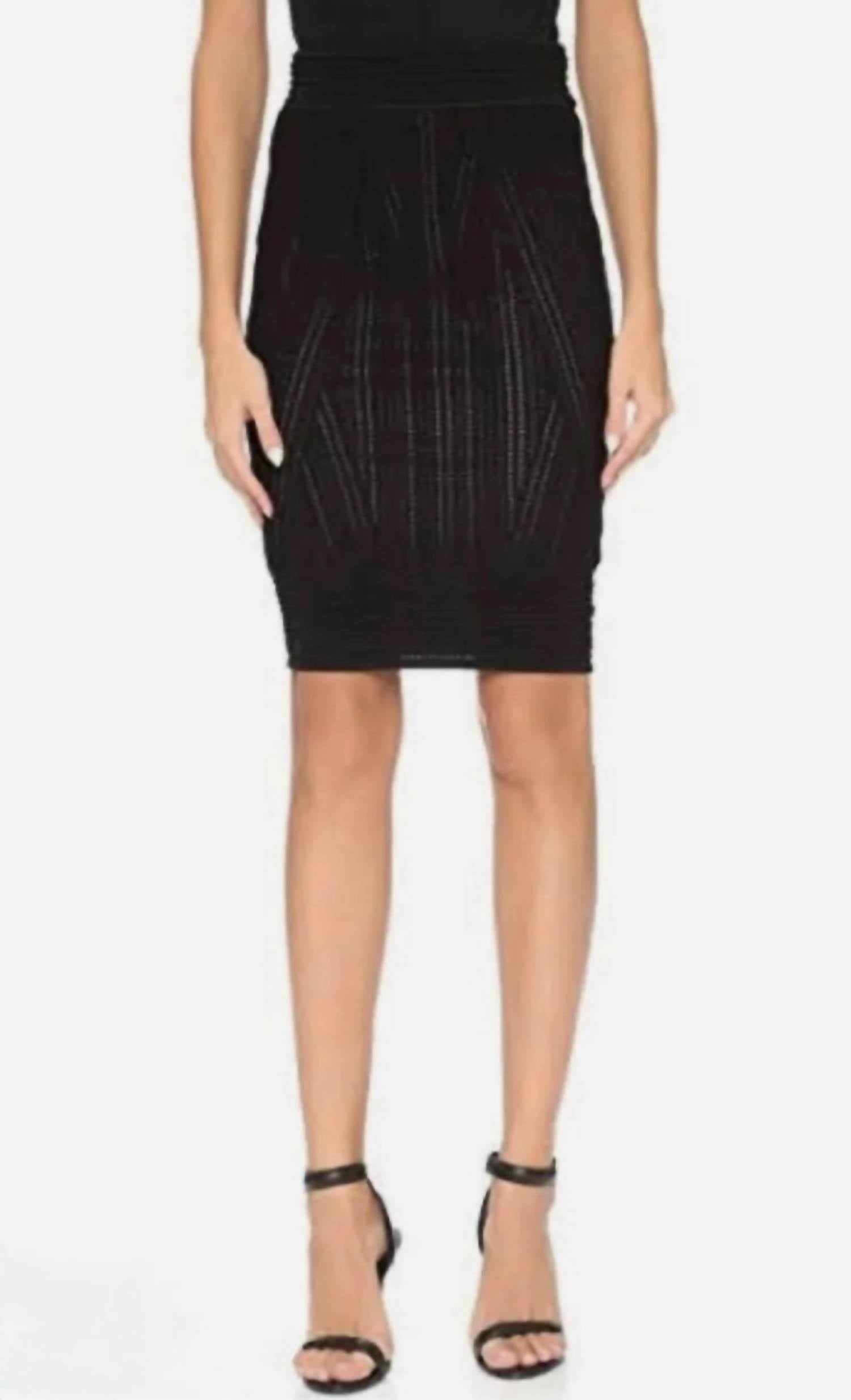 Ronny Kobo - Dashee Military Pointelle Bandage Skirt