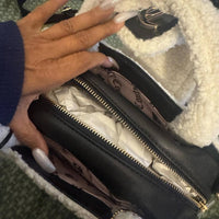 Juicy Couture Women's Chic Handbag in black and white - women's bag - alternate view