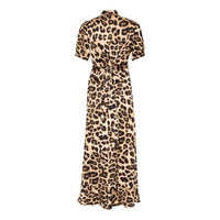 Karmamia Women's Iris Dress in hammered leopard - women's dress - alternate view
