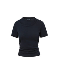 Veronica Beard Damian Top in navy - women's t-shirt - view 4