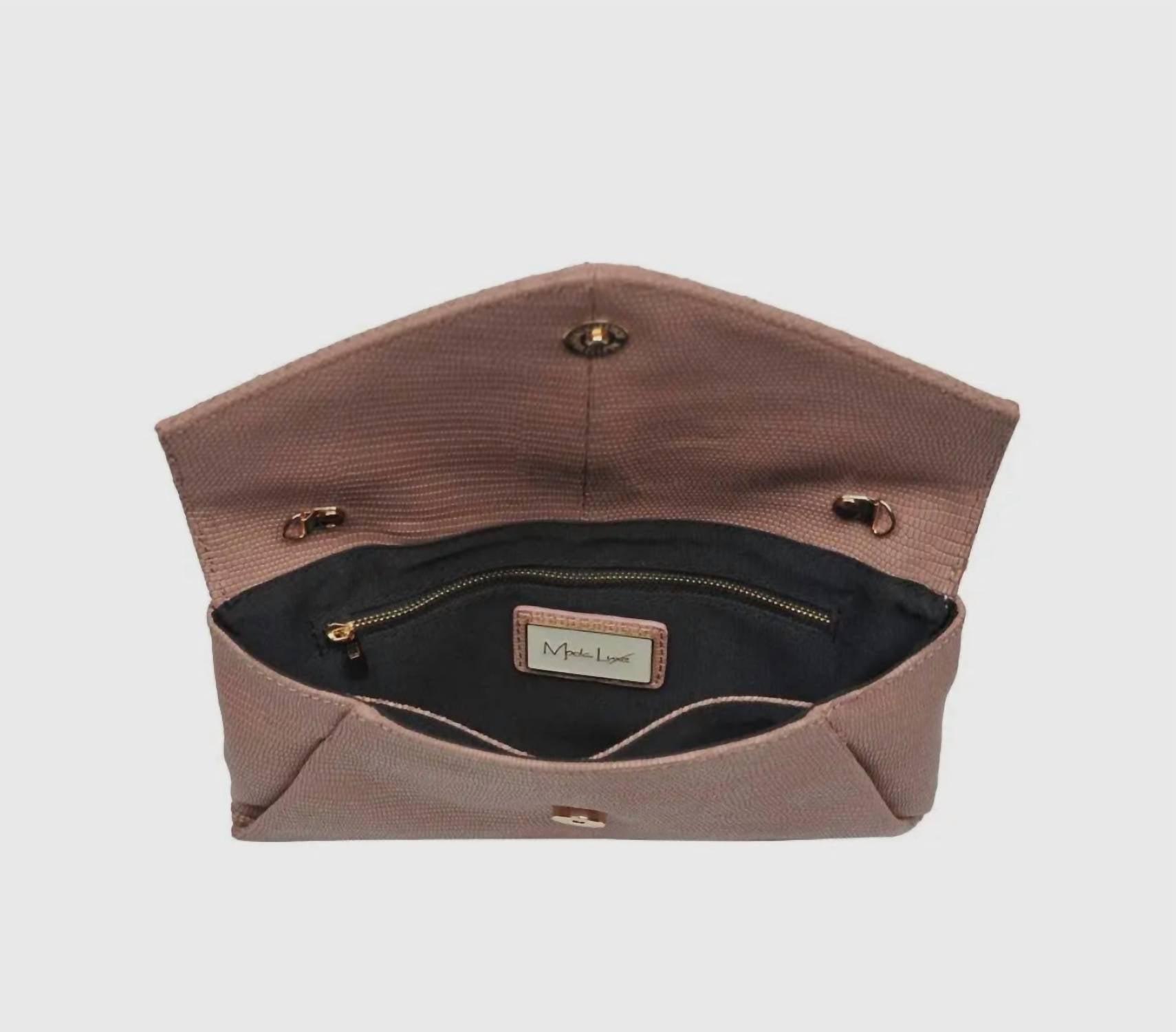 Moda Luxe - Women's Cara Genuine Leather Clutch