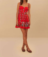 Farm Rio - Sweet Bloom Bouquet Mini Dress