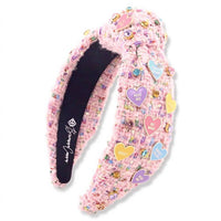 Brianna Cannon - Women's Tweed Heart Candy Headband