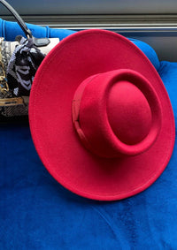 Little Secret Of Mine - Women's Fedora Hat With Wide Brim