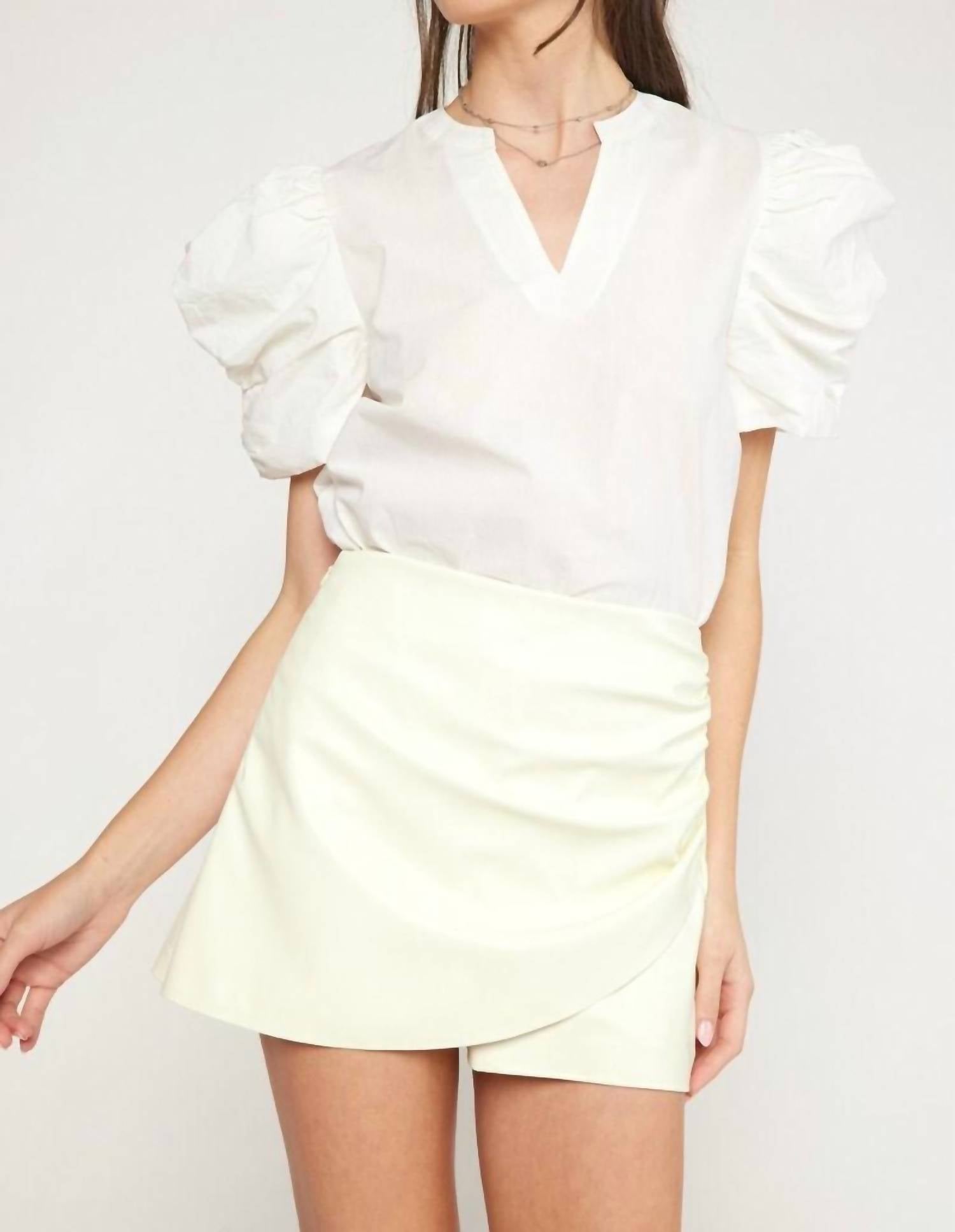 Entro - Perfect Pleather Skort