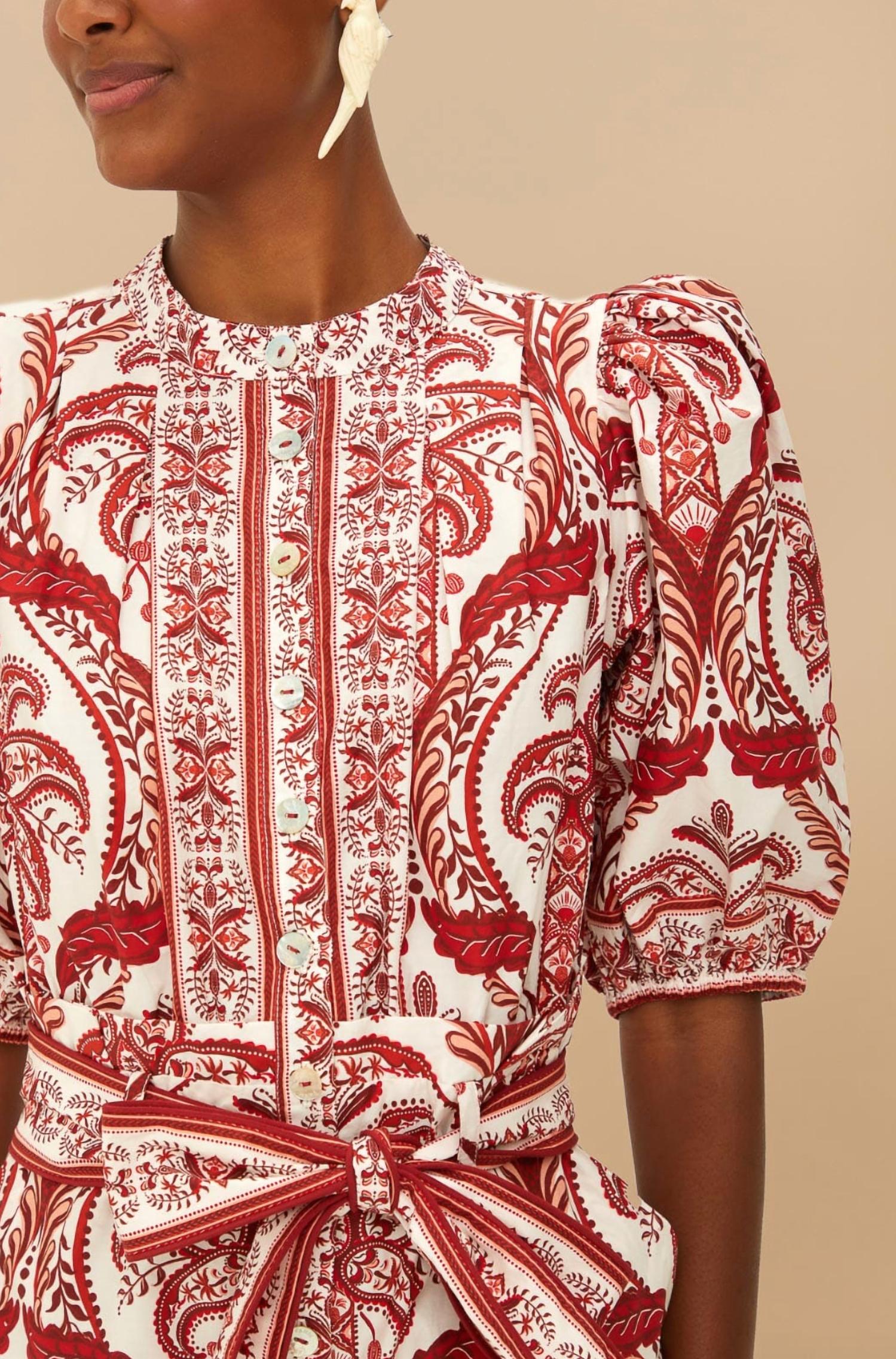 Farm Rio - Tropical Cameo Romper