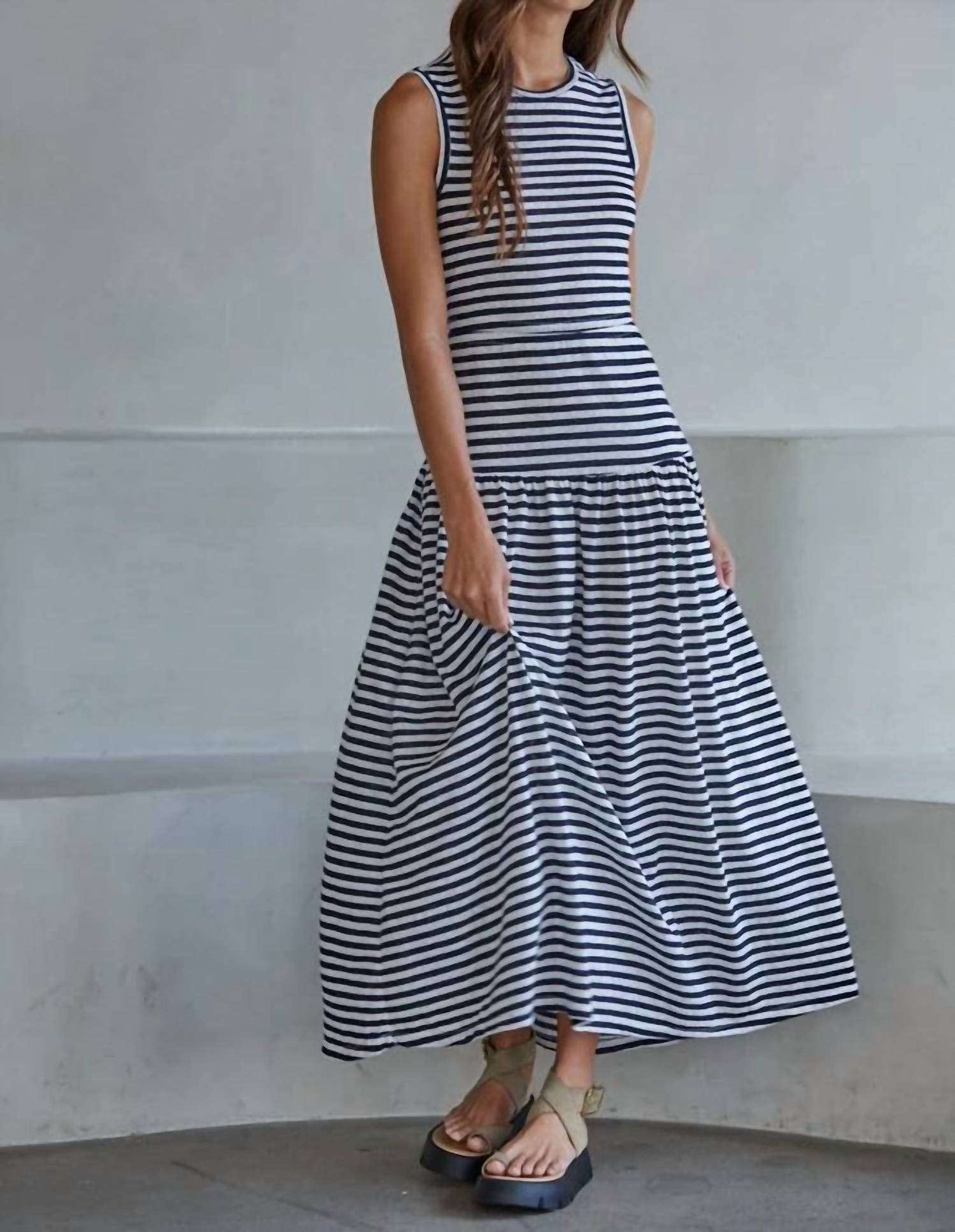 By Together - Sutton Striped Maxi Dress