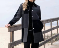 Marble - Patterned Knit Cardigan Jacket
