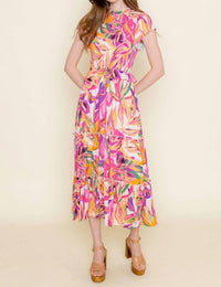 Fore Collection - Floral Smocked Dress