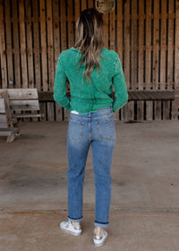 Kancan - Tera High Rise Cuffed Mom Jeans