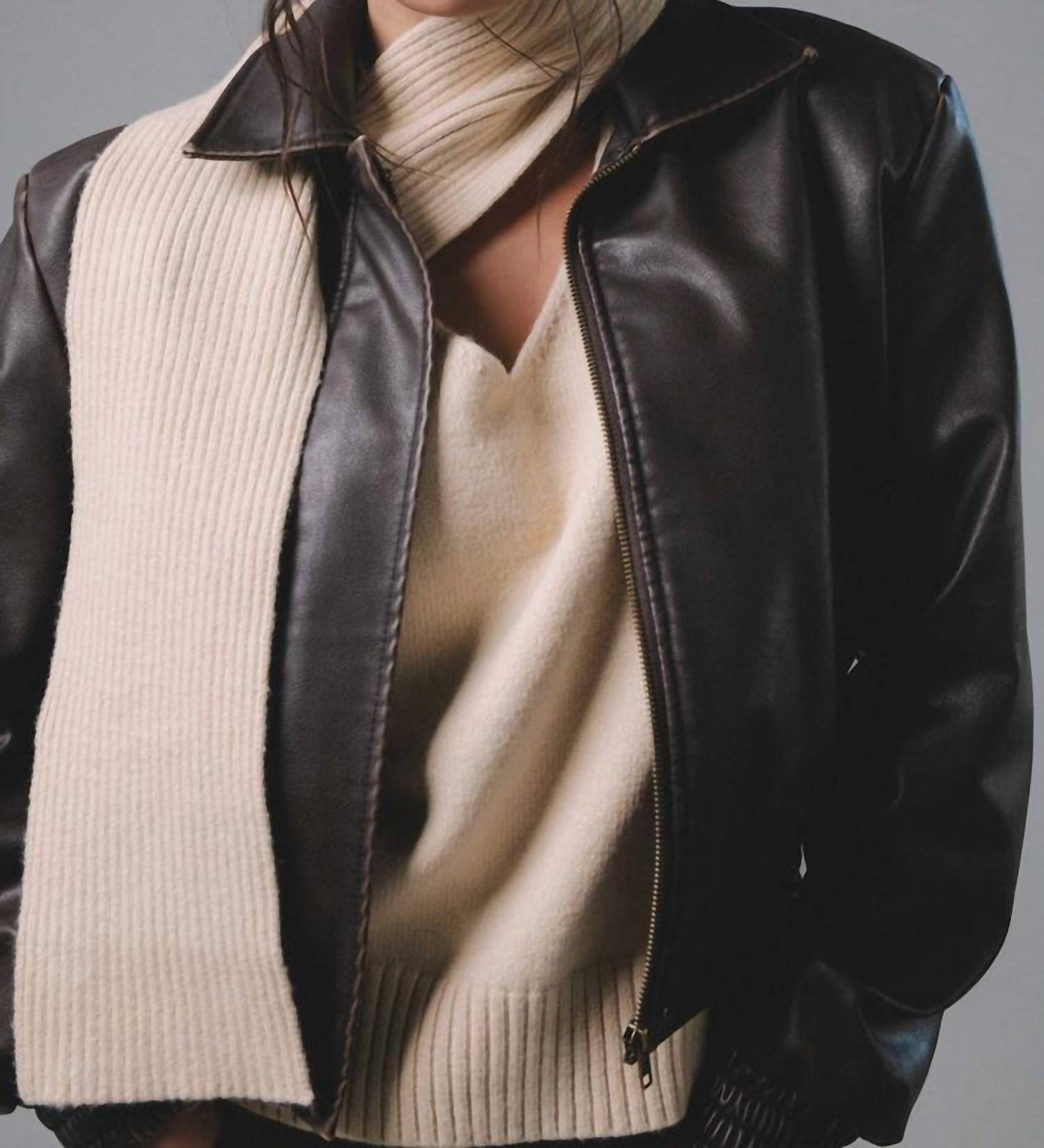 Elan - Brooke Scarf Sweater