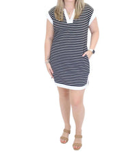 She + Sky - Sailor Shift Dress With Pockets