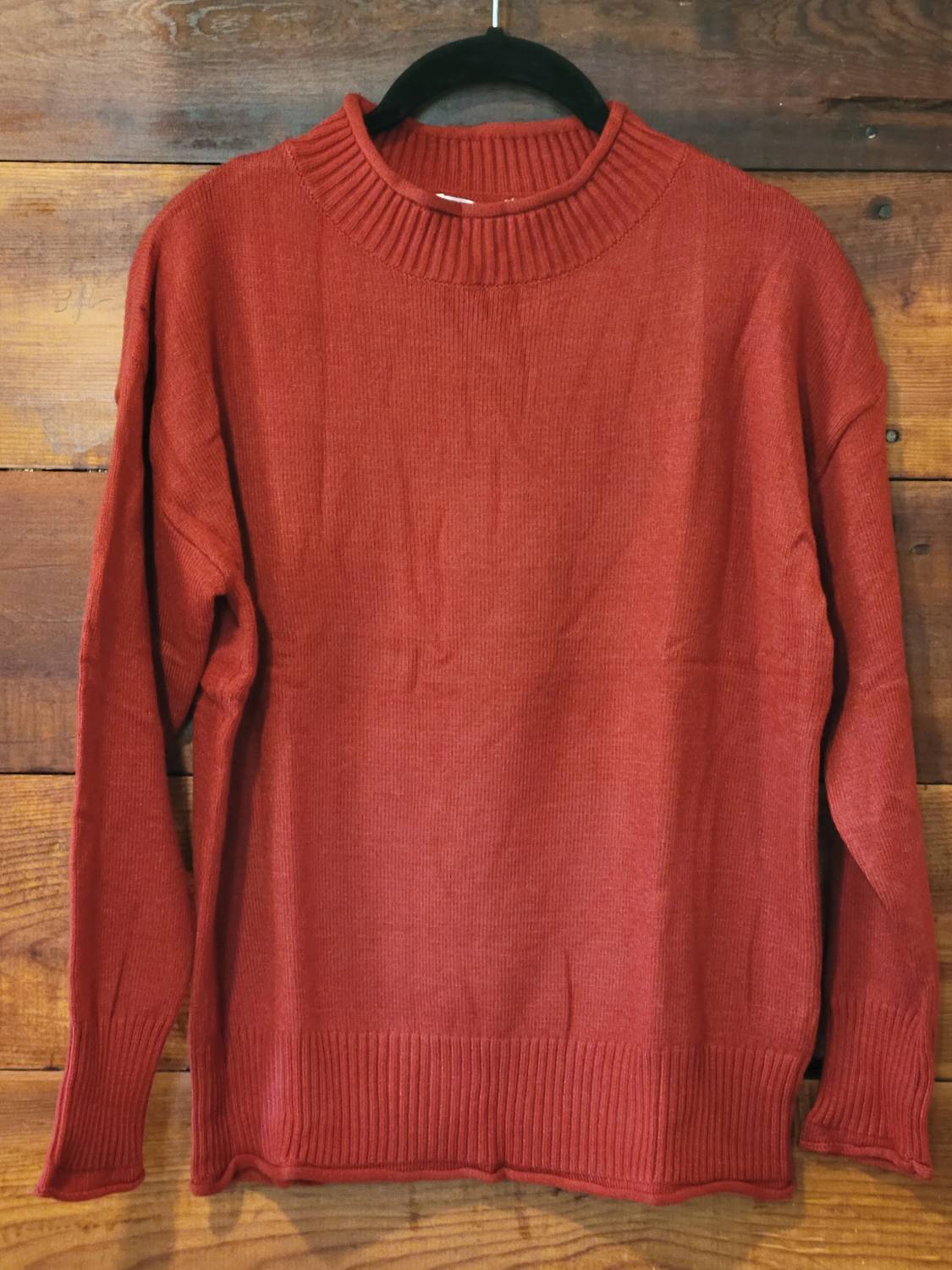 Grace And Lace - Women's Mock Neck Autumn Sweater