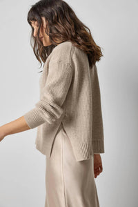 Lilla P - Relaxed Side Vent Cardigan