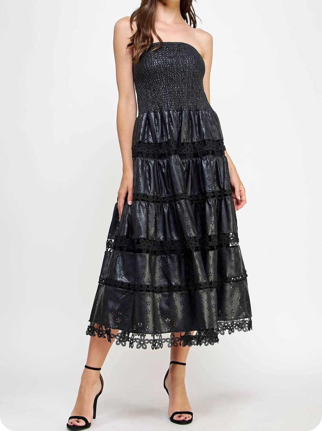 Strut & Bolt - Lena Eyelet Midi Dress