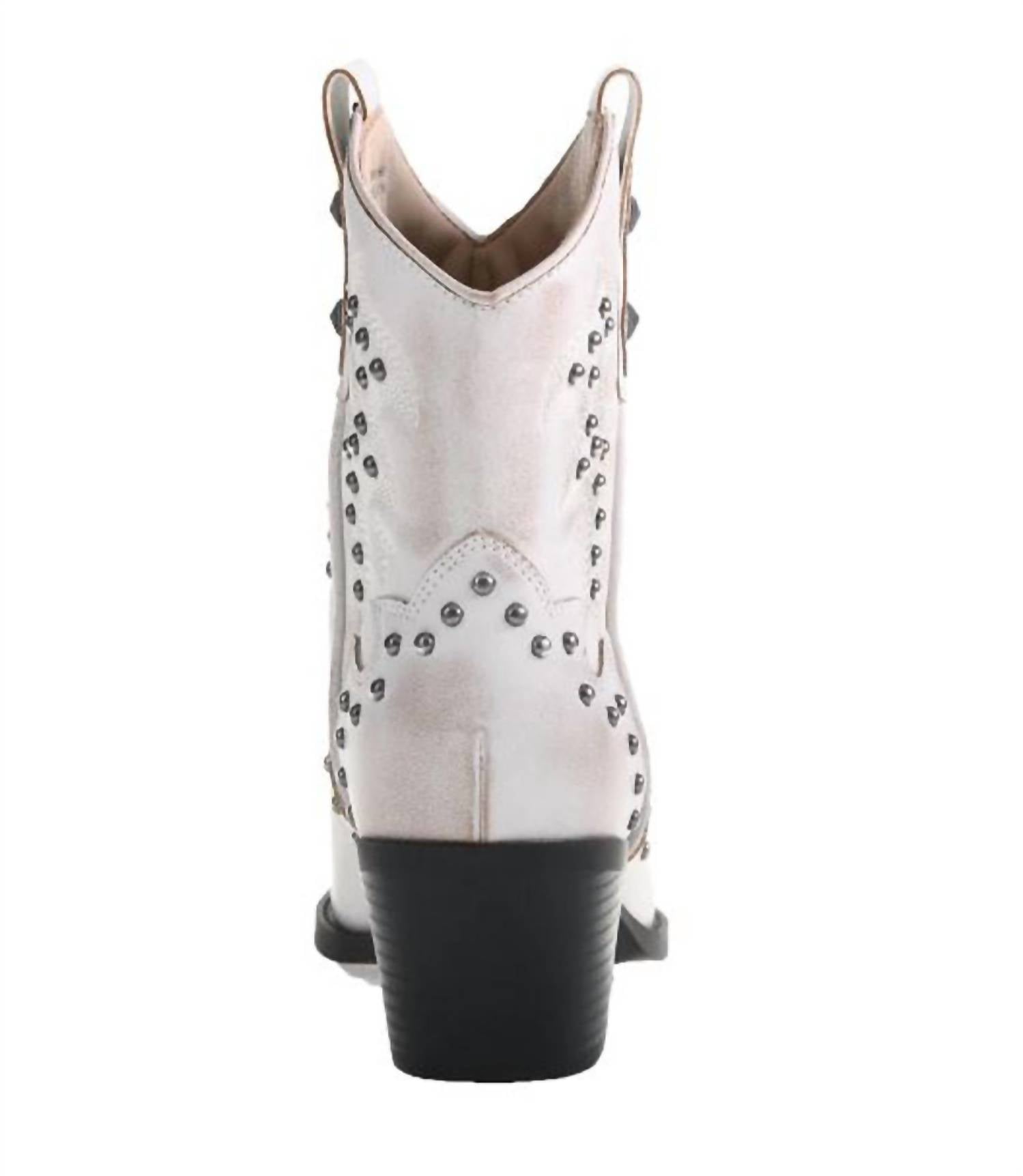 CHINESE LAUNDRY Women's Nowhere Burnished Boots in white - women's shoe - view 4