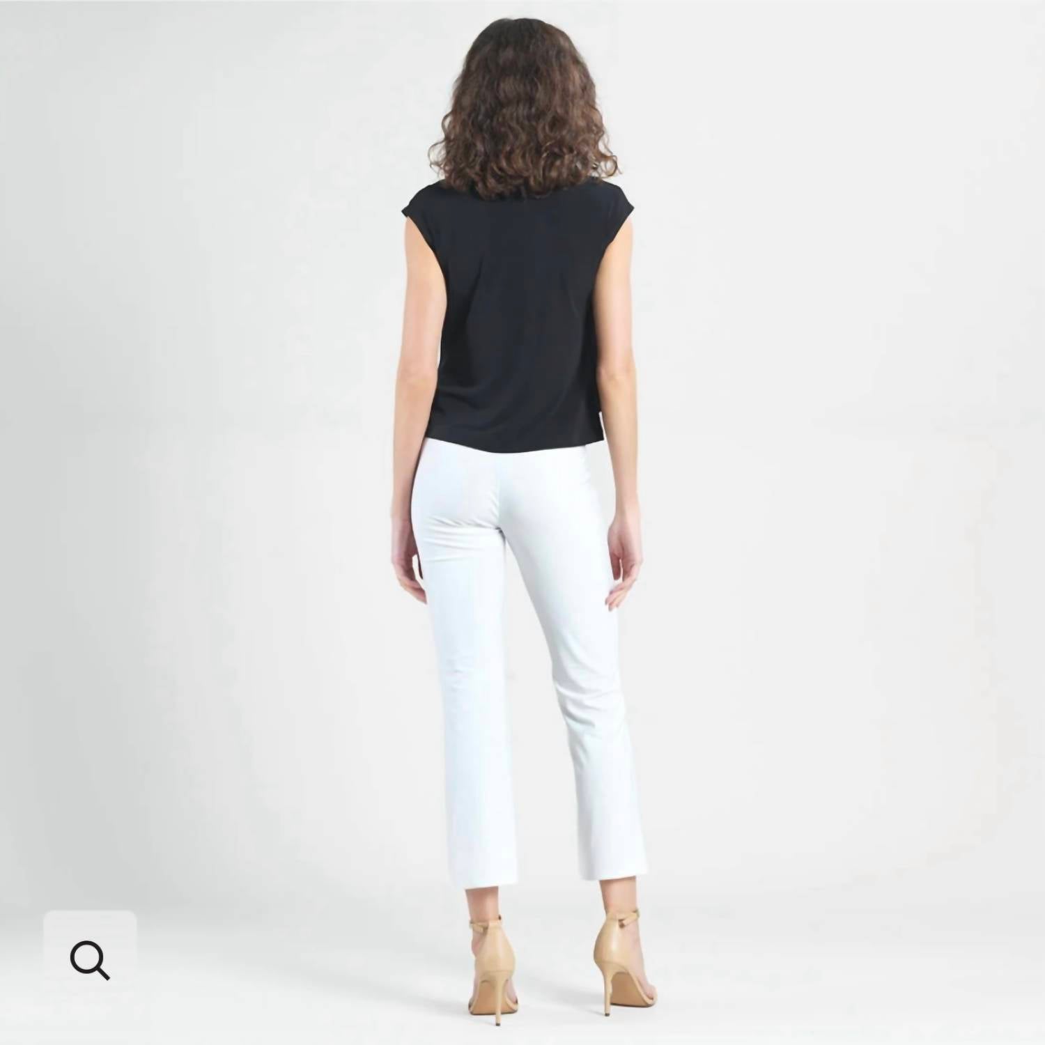 Clara Sun Woo - Front Slit Capri Pants