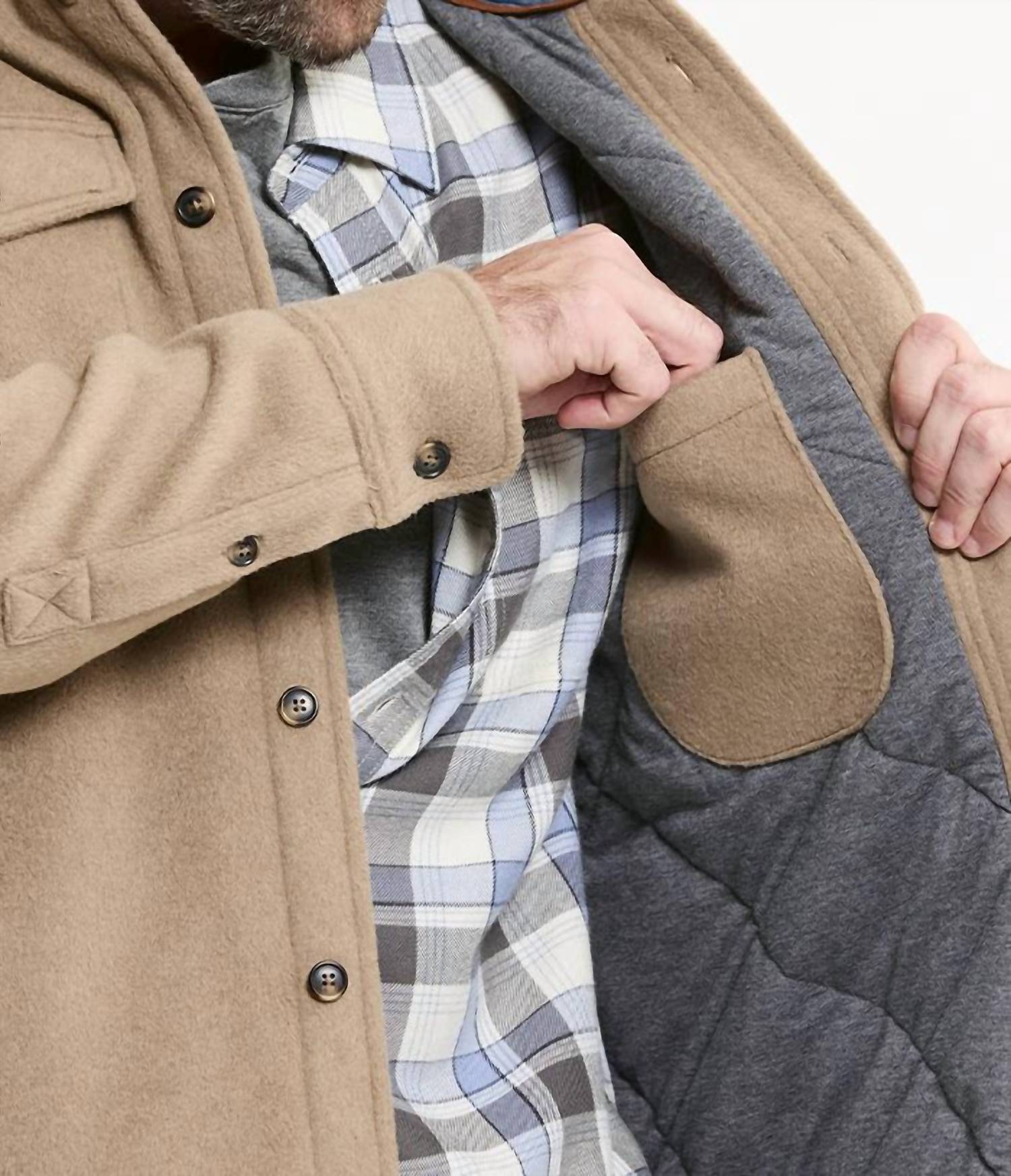 Jachs New York - Luxe Soft-Blend Quilt Lined Overshirt