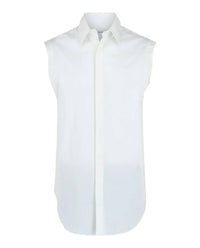 Salvatore Ferragamo - Men's Raw Cut Sleeveless Tuxedo Shirt
