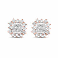 Diana M Jewels - Women's Radiant Lab-Grown Diamond Stud Earrings (4.00 Ct TCW) - Signature Plus