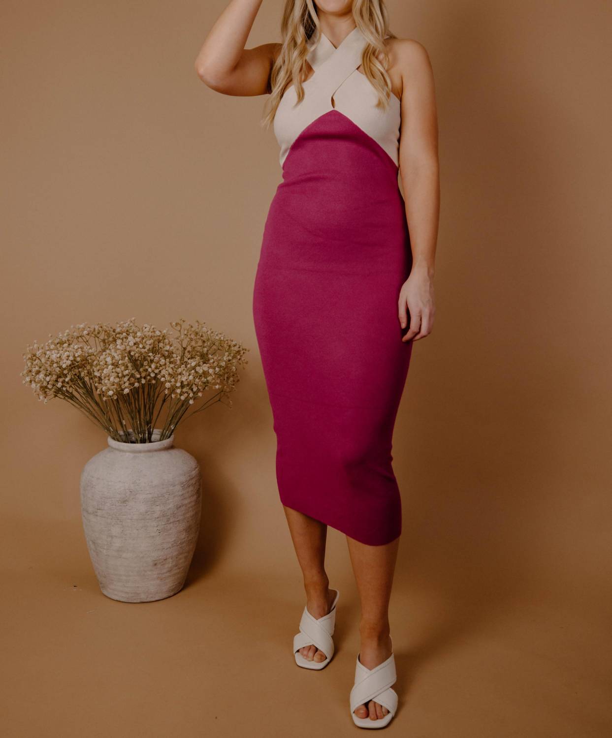 Lush - Knit Halter Dress