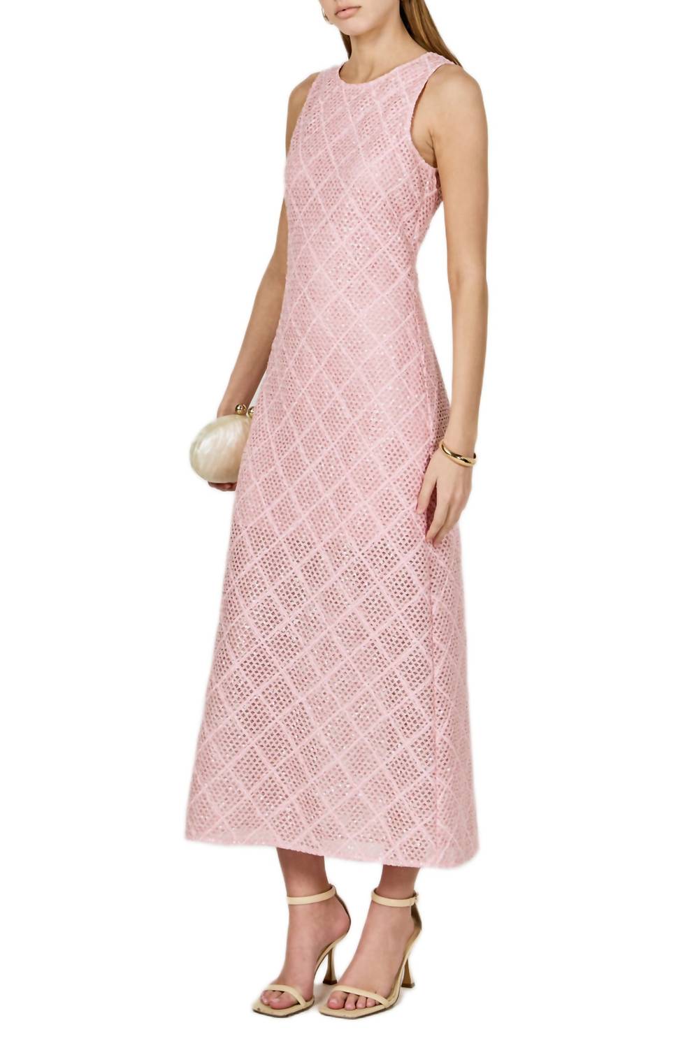 Endless Rose - Textured Midi Dress