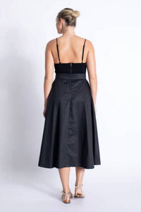 Karina Grimaldi - Phoenix Knit Combo Midi Dress