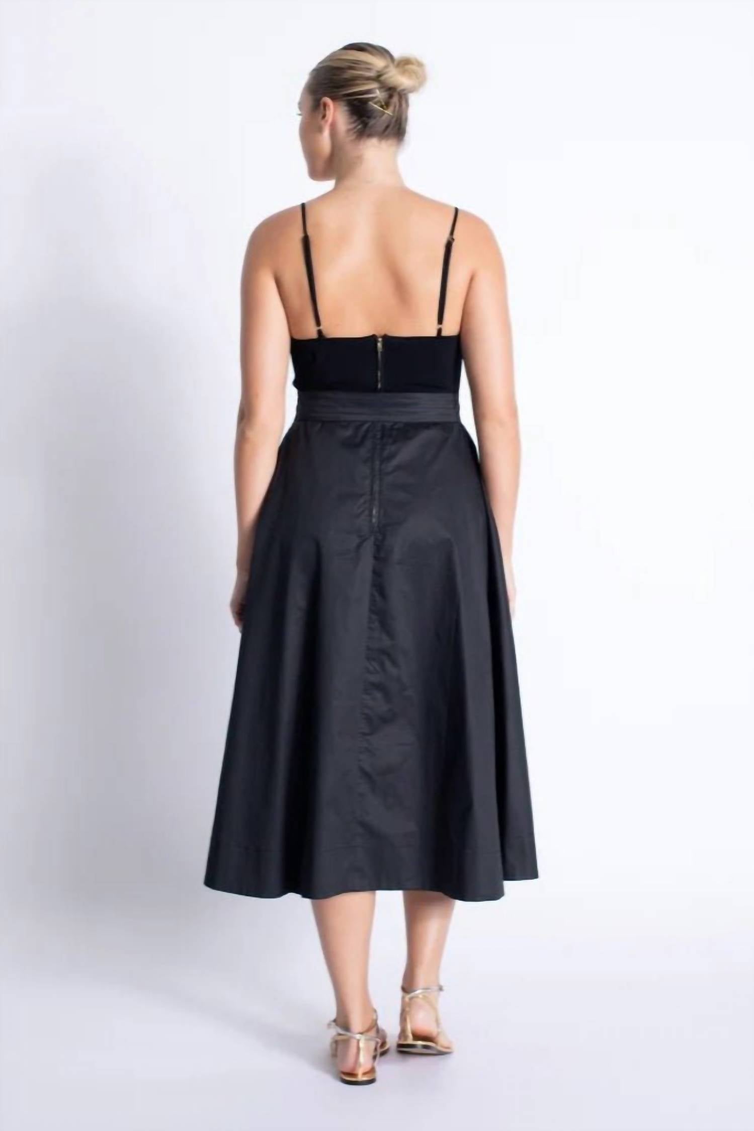 Karina Grimaldi - Phoenix Knit Combo Midi Dress