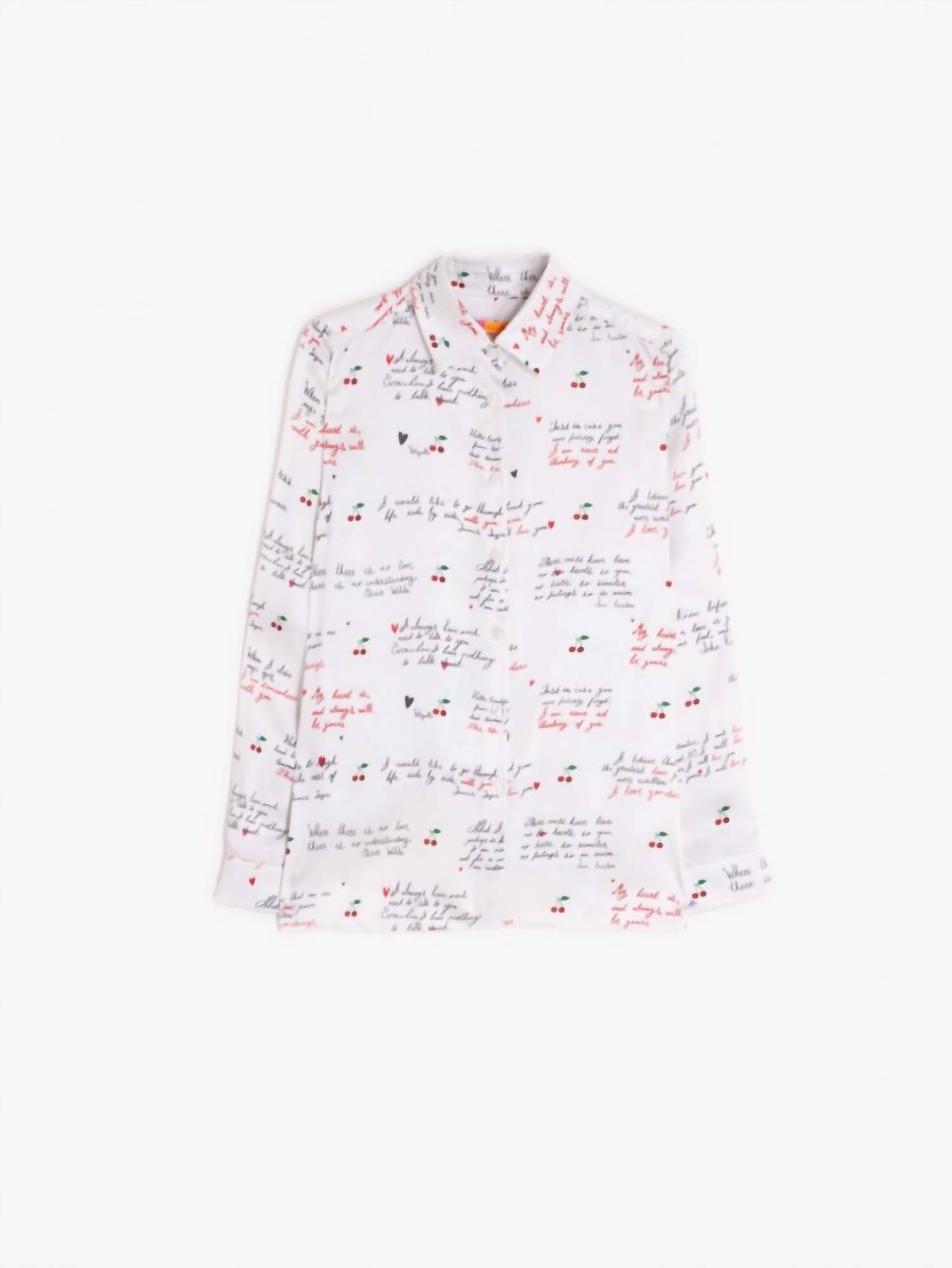 Vilagallo - Women's Button up shirt with love words