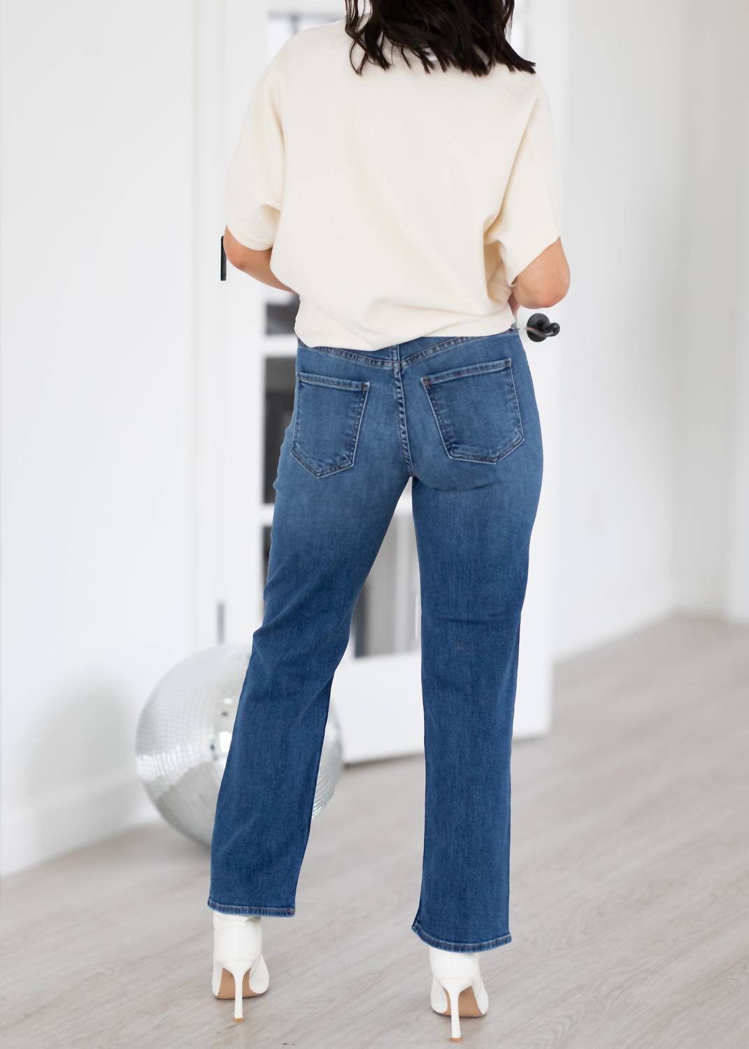 Just Black Denim - Stretchy Straight Jean