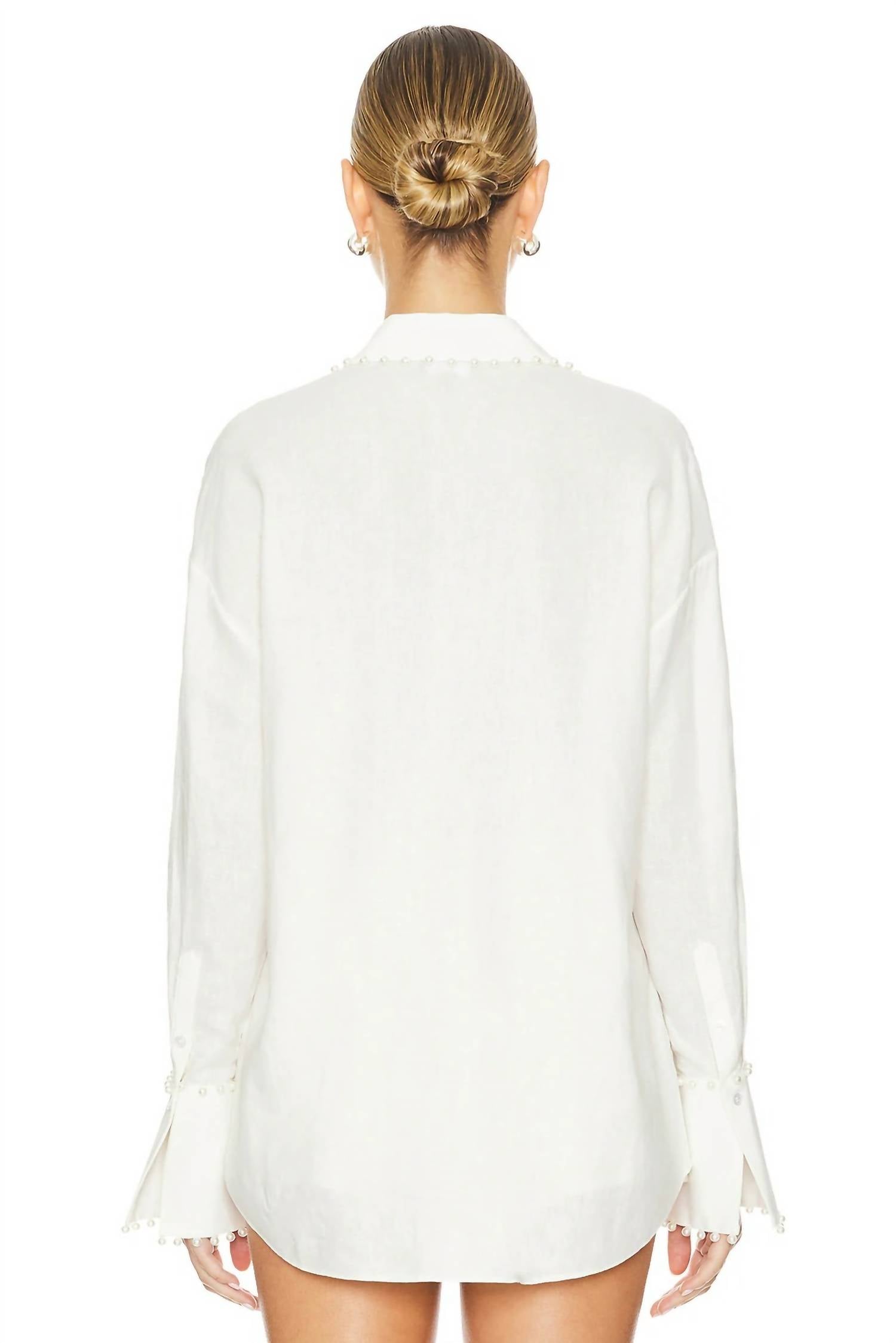 Retrofete - Whitley Pearl Embellished Shirt