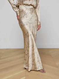 L'Agence - Ryker Silk Maxi Skirt