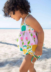 Blueberry Bay Swimwear - Girls Bali Sunset Two-Piece Swimsuit
