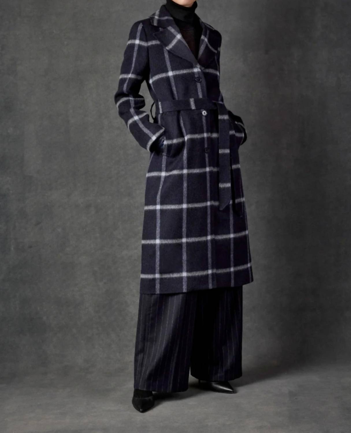 Triona - Erin Belted Long Coat