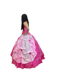 Mary'S Bridal - Strapless Embellished Quinceañera Dress