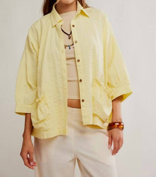 Free People - Just Like Me Seersucker Shirt