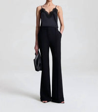 A.L.C. Max Slim Trouser Pant in black - women's pants