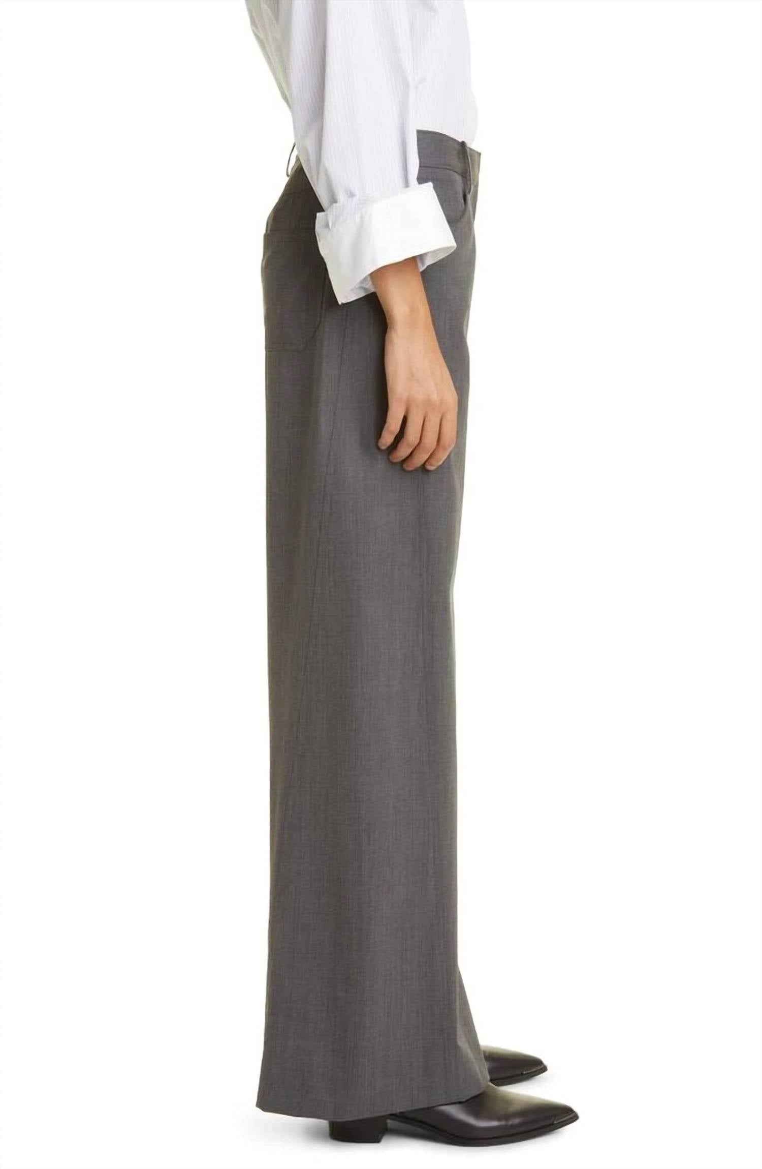 Twp - Joanna Stretch Virgin Wool Wide Leg Pants