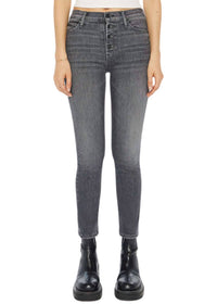 Mother - Pixie Mid Rise Dazzler Ankle Jean